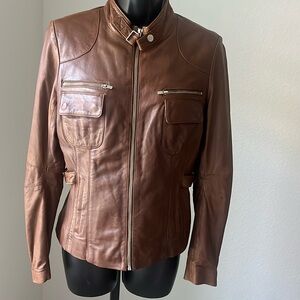 Lamarque Leather Jacket. Preloved